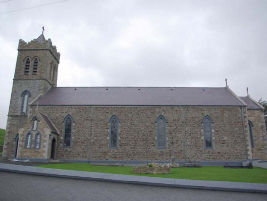 Foto perwakilan Caitliceach Naomh Columba Eaglais, An Charraig, pada rekaman NIAH 40842005.