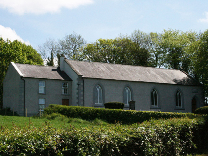 Foto perwakilan Drumkeen Presbyterian Church, AGHADRUMKEEN, pada rekaman NIAH 41401819.
