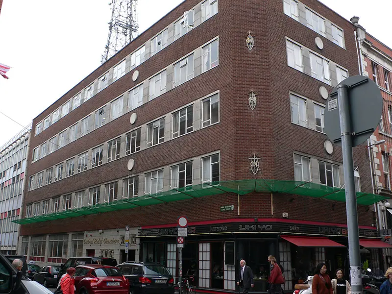 Foto perwakilan Central Hotel Chambers, Dublin 2, pada rekaman NIAH 50910057.
