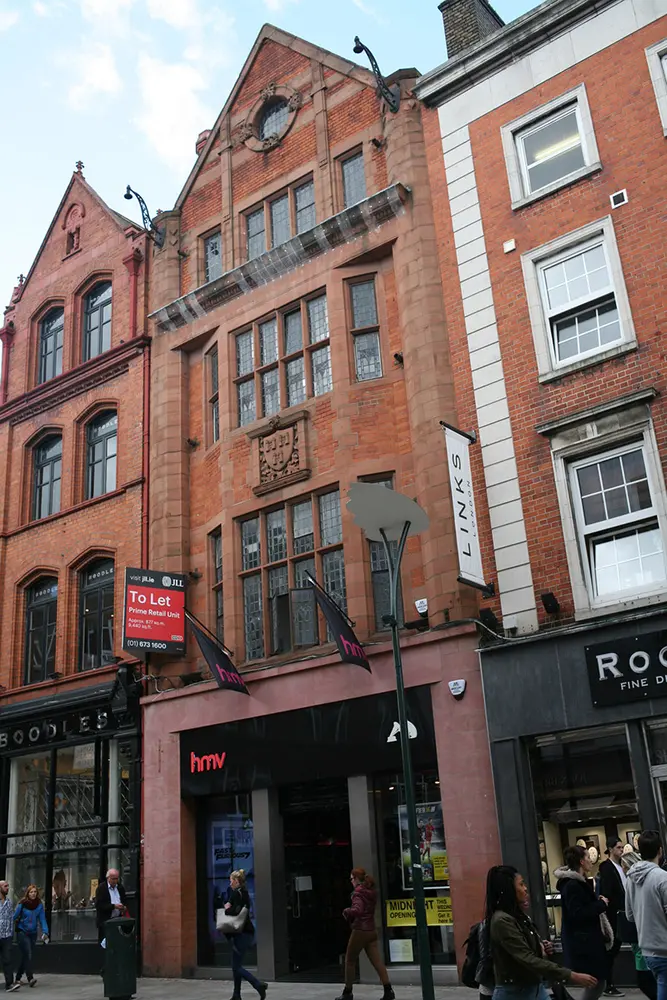 Foto perwakilan cinema, 72, Grafton Street · NIAH 50920031, Dublin 2, pada rekaman NIAH 50920031.